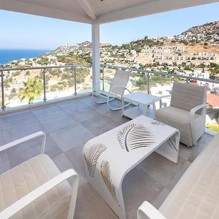 2Br Duplex House With Amazing Sea View In Bodrum Bodrum